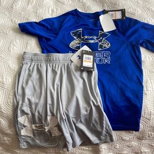 Under Armour YSM shirt and short bundle